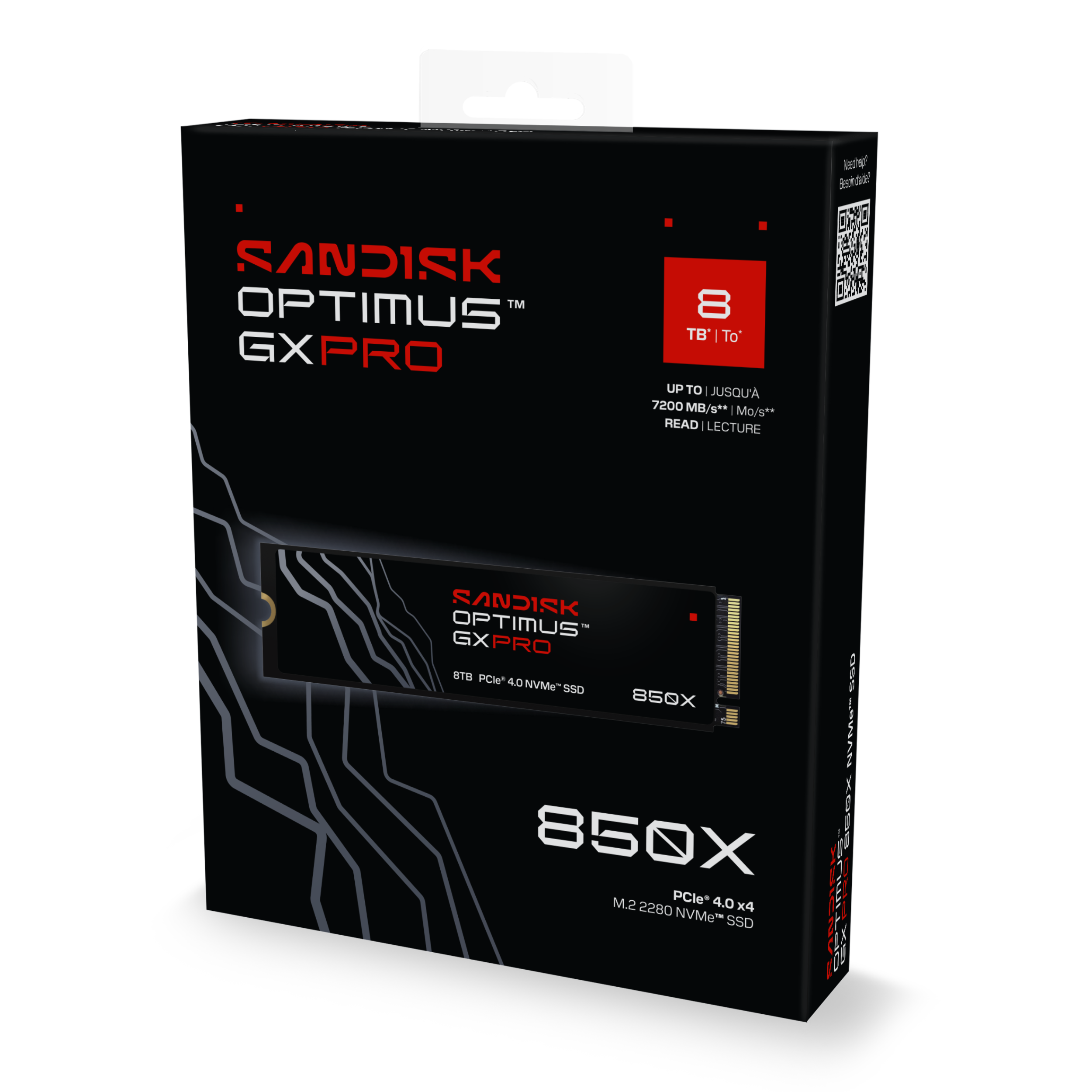 SANDISK Optimus™ GX PRO 850X NVMe™ SSD (1TB/ 2TB/ 4TB/ 8TB)-Data Storage-futuromic